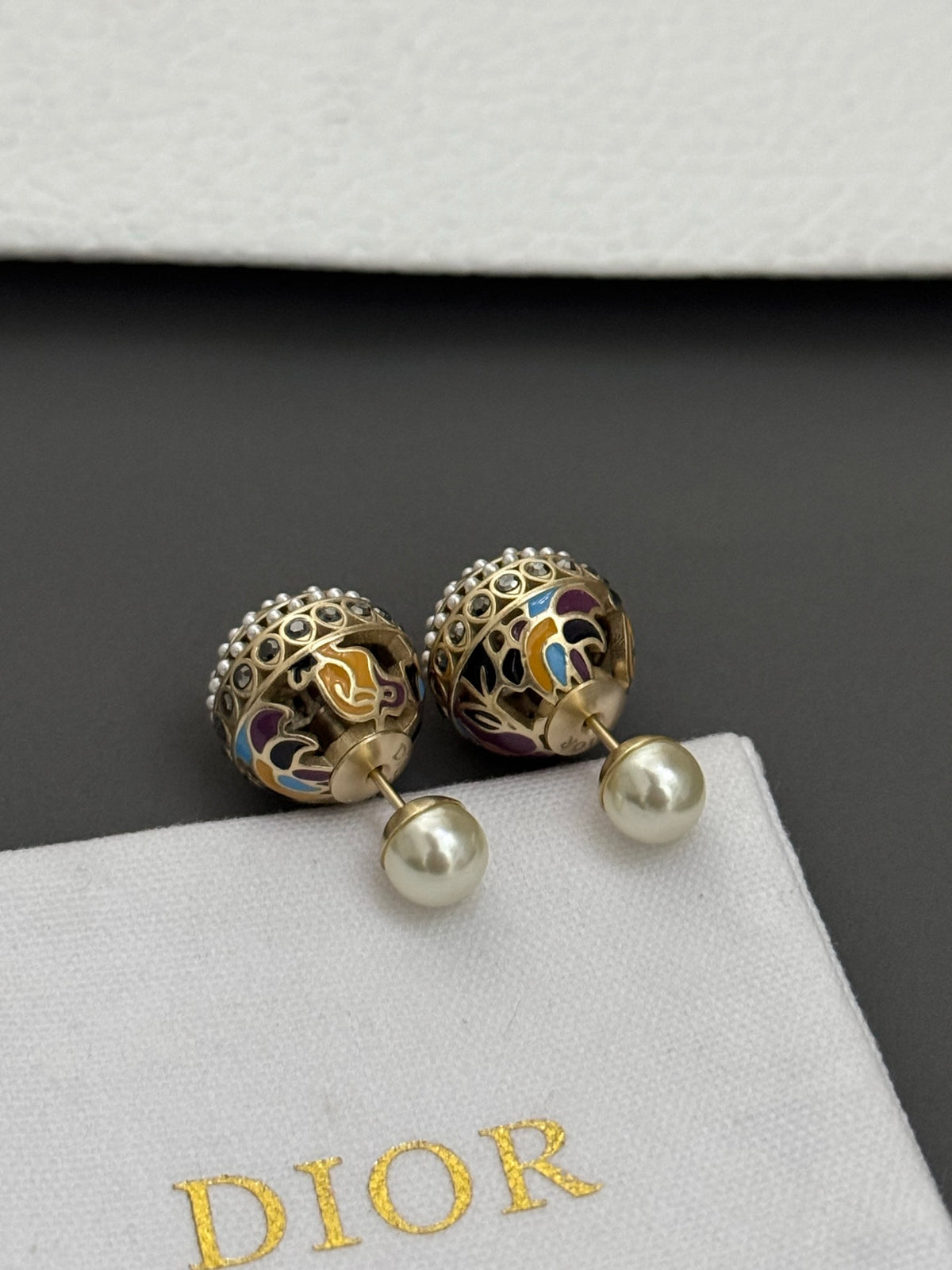 pearl Stud Earrings for women - alternate angle view 6