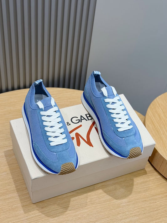 Dolce & Gabbana DG Cushion Mixed-Material Casual Sneakers