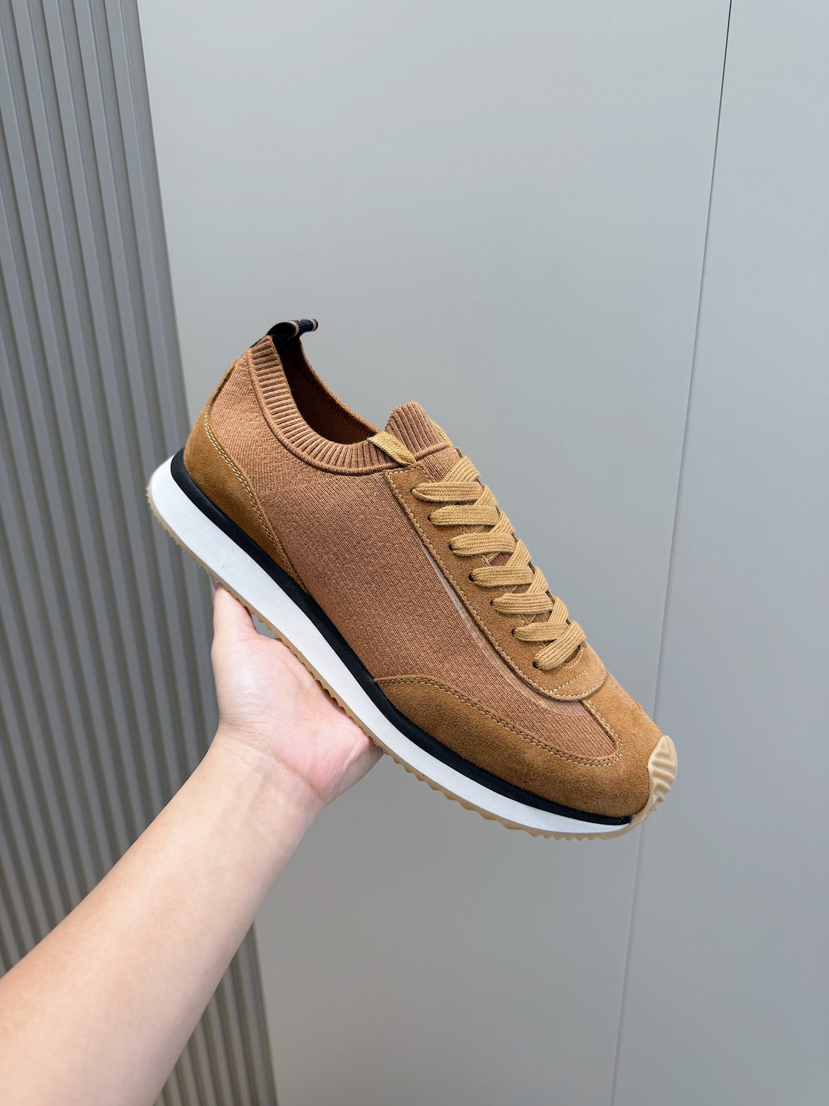 Dolce & Gabbana DG Cushion Mixed-Material Casual Sneakers