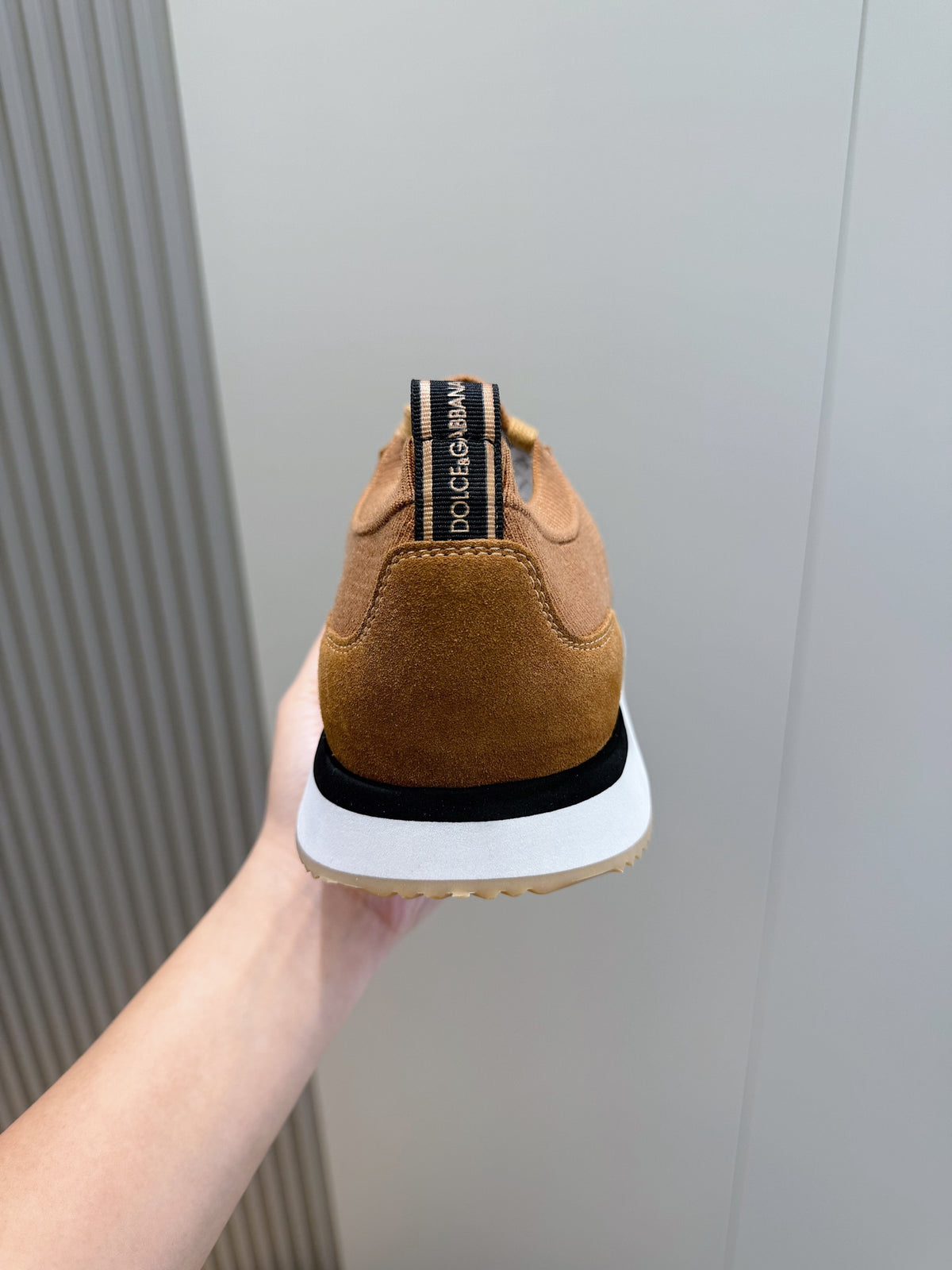 Dolce & Gabbana DG Cushion Mixed-Material Casual Sneakers