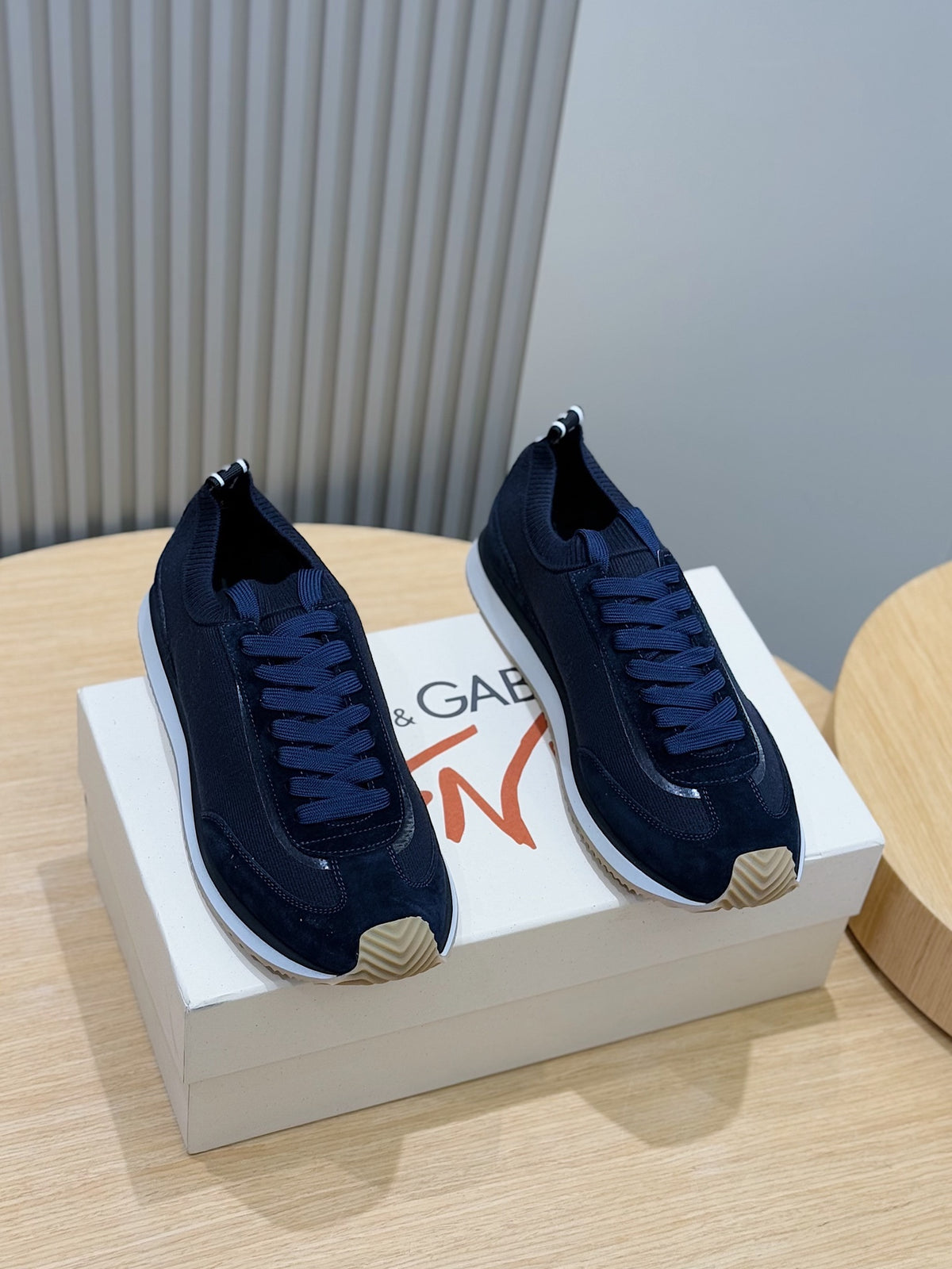 Dolce & Gabbana DG Cushion Mixed-Material Casual Sneakers