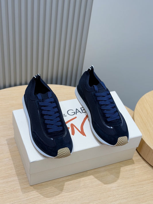 Dolce & Gabbana DG Cushion Mixed-Material Casual Sneakers