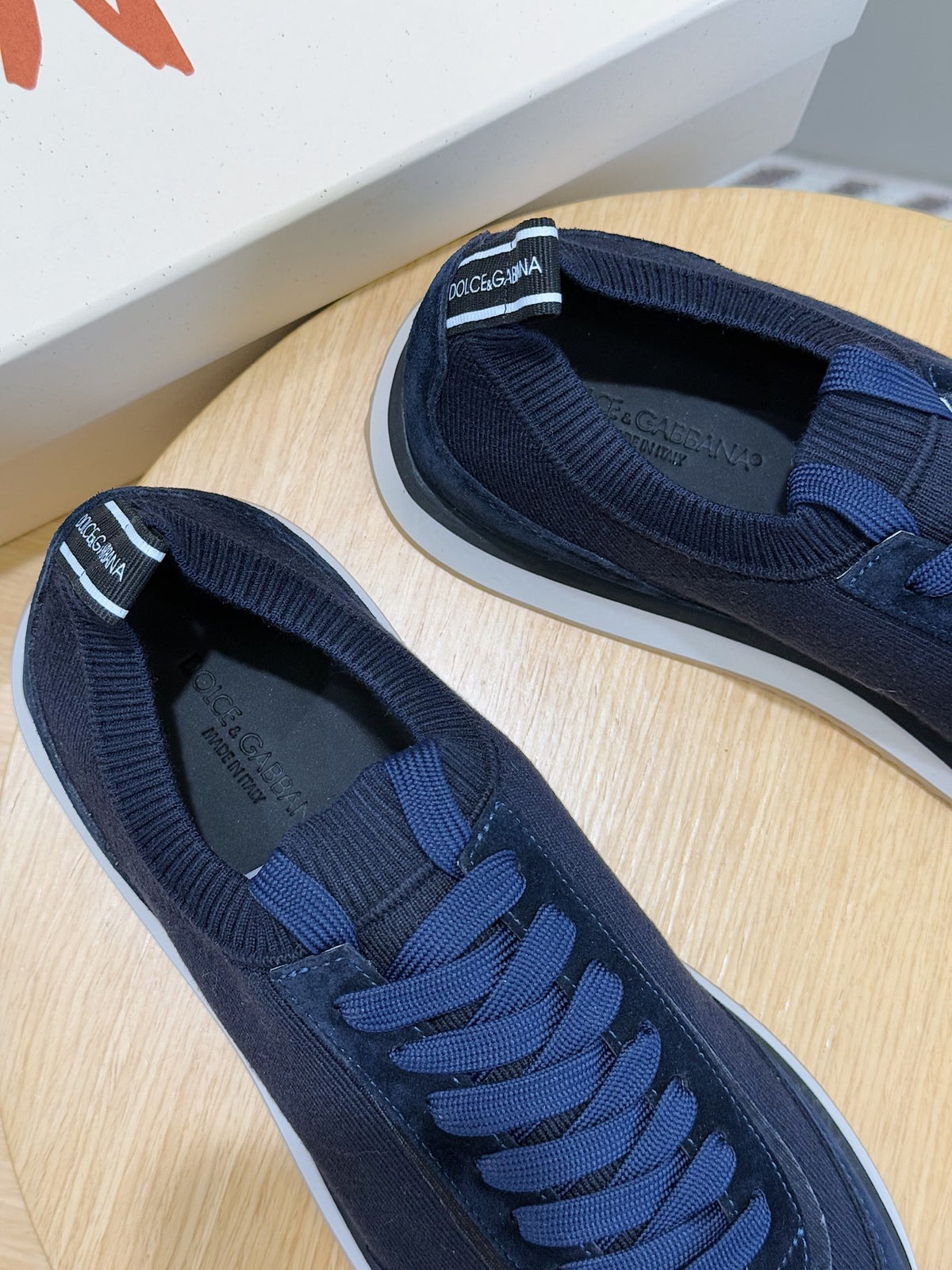 Dolce & Gabbana DG Cushion Mixed-Material Casual Sneakers