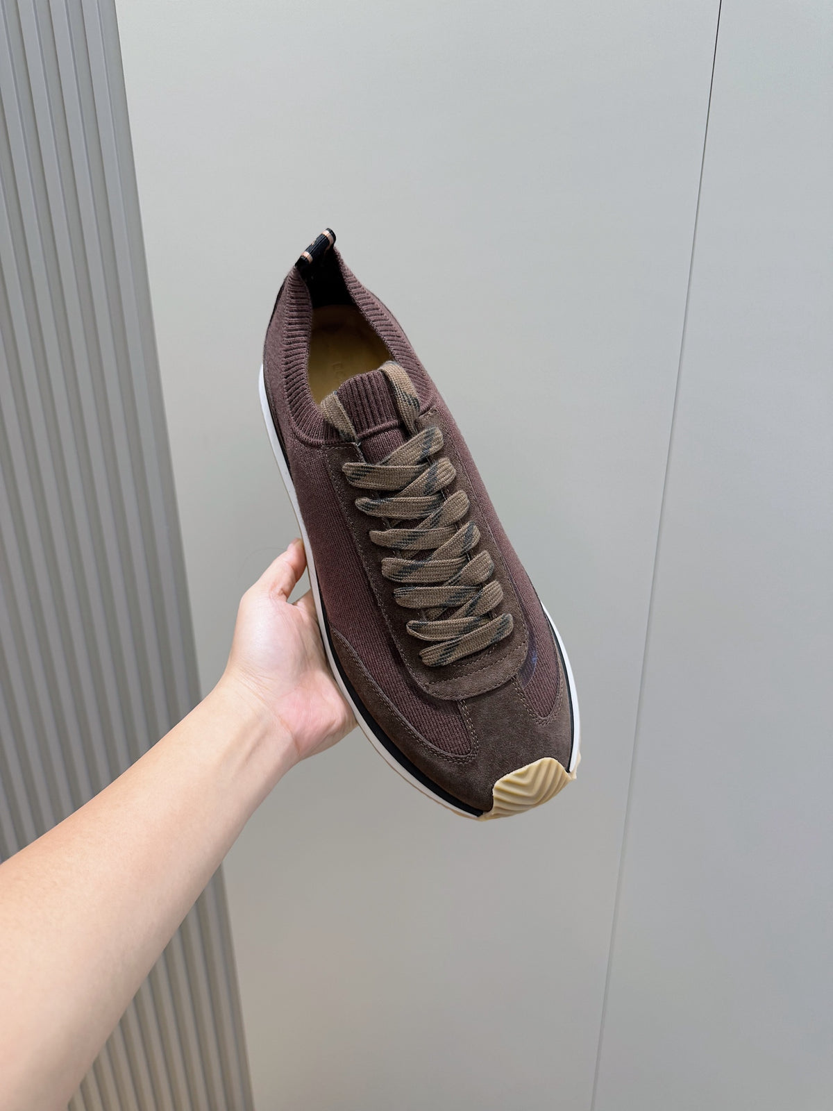 Dolce & Gabbana DG Cushion Mixed-Material Casual Sneakers