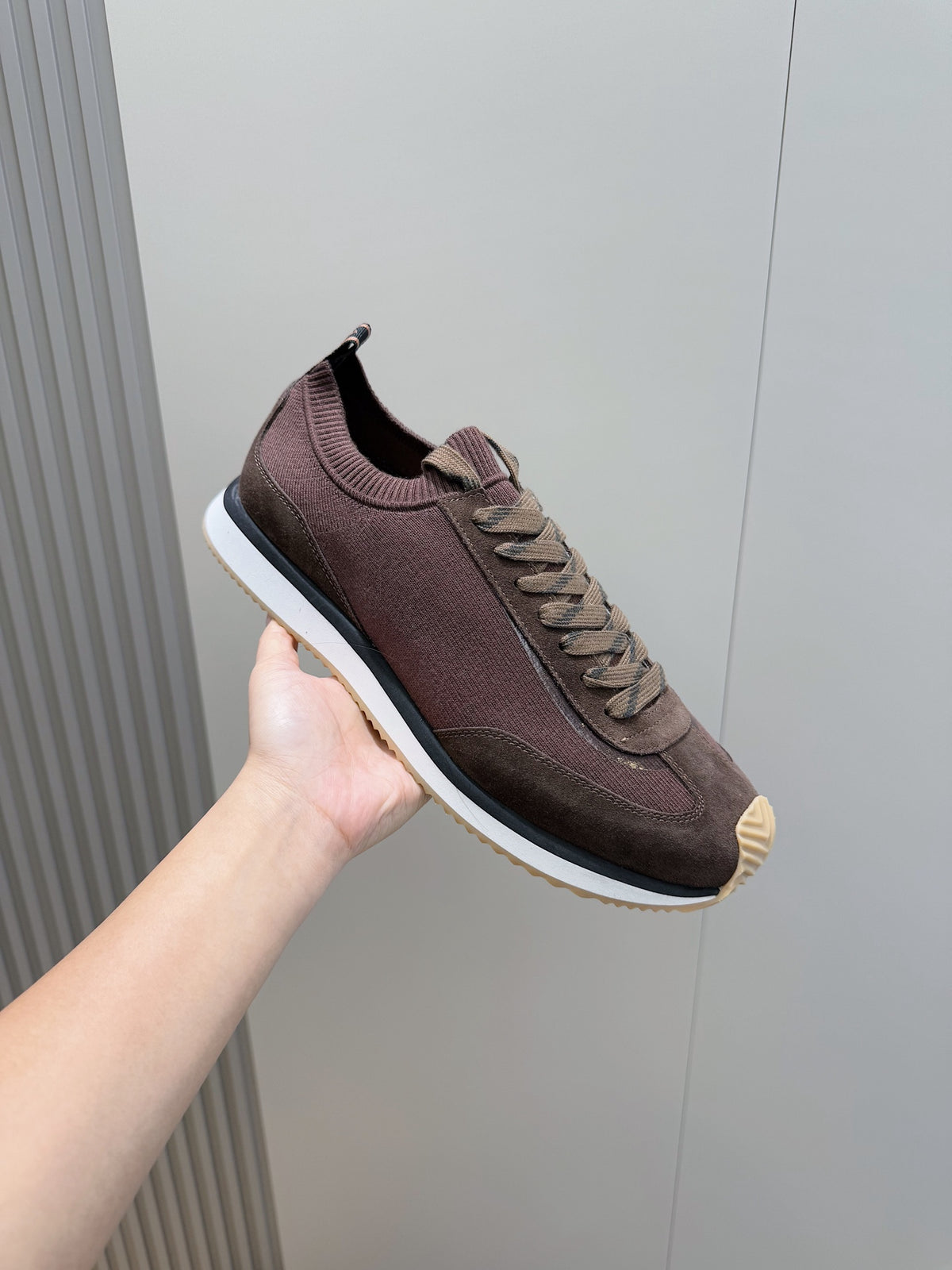 Dolce & Gabbana DG Cushion Mixed-Material Casual Sneakers