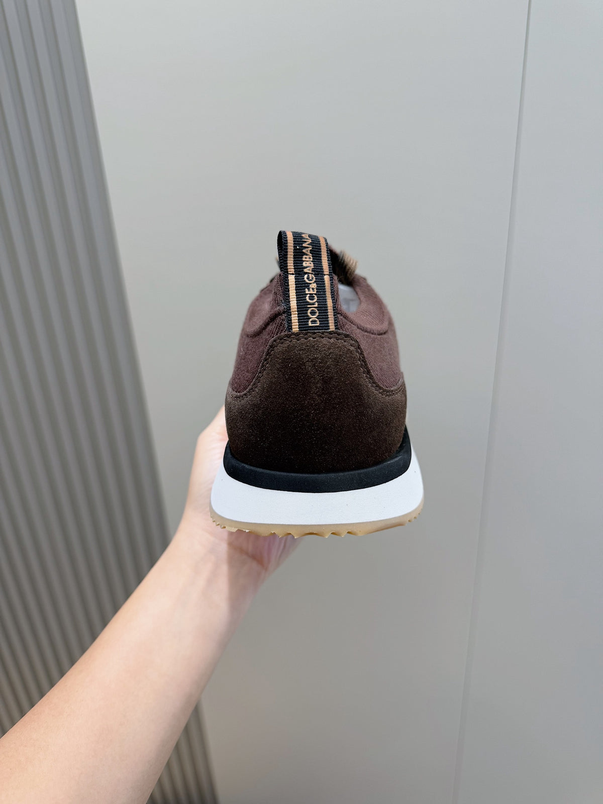 Dolce & Gabbana DG Cushion Mixed-Material Casual Sneakers
