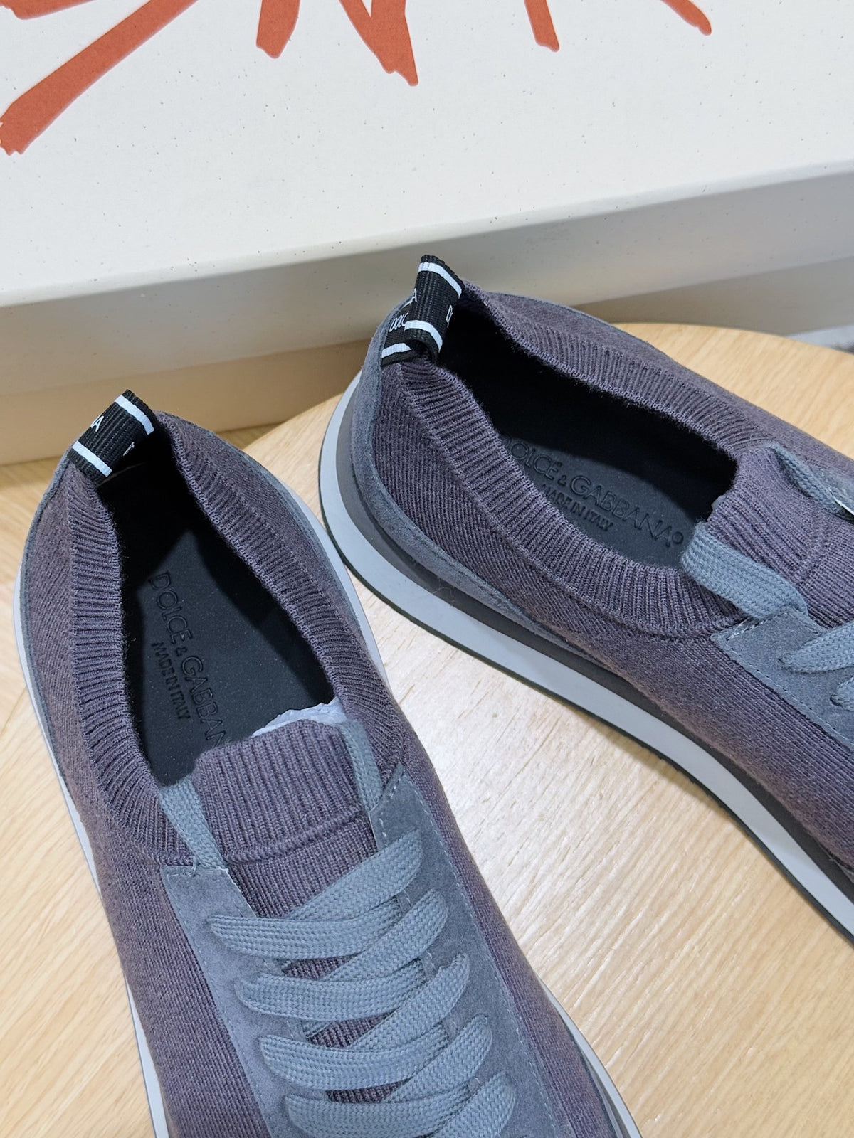 Dolce & Gabbana DG Cushion Mixed-Material Casual Sneakers