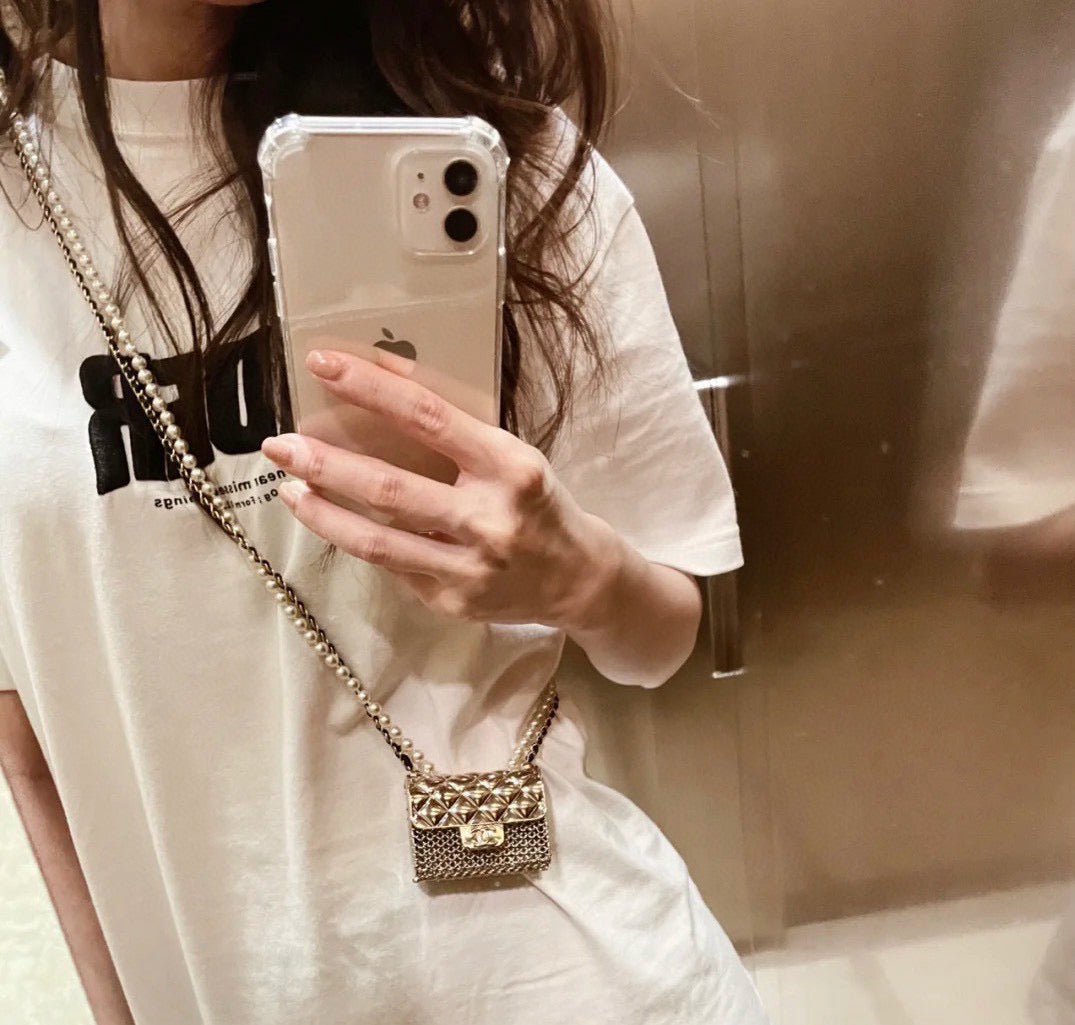 gold pearl fashion accessory for women - alternate angle view 8