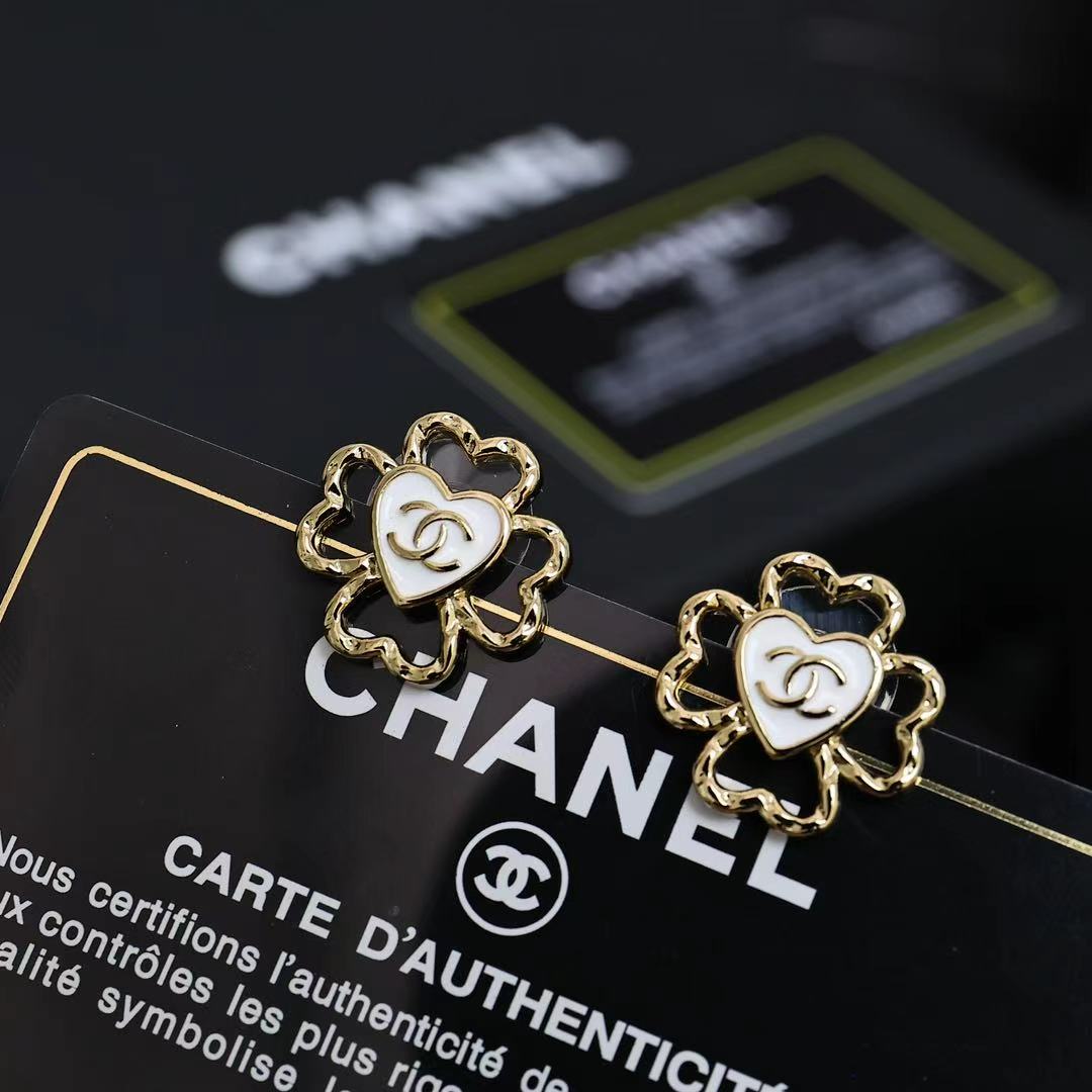 heart Stud Earrings for unisex couple - alternate angle view 5