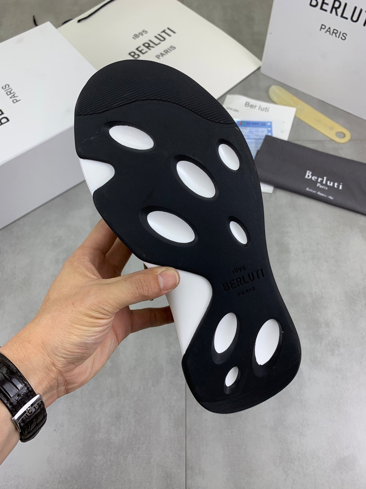 Berluti Men's Edge-Last Leather Casual Shoes
