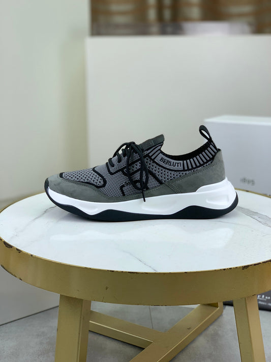 Berluti Men's Edge-Last Leather Casual Shoes