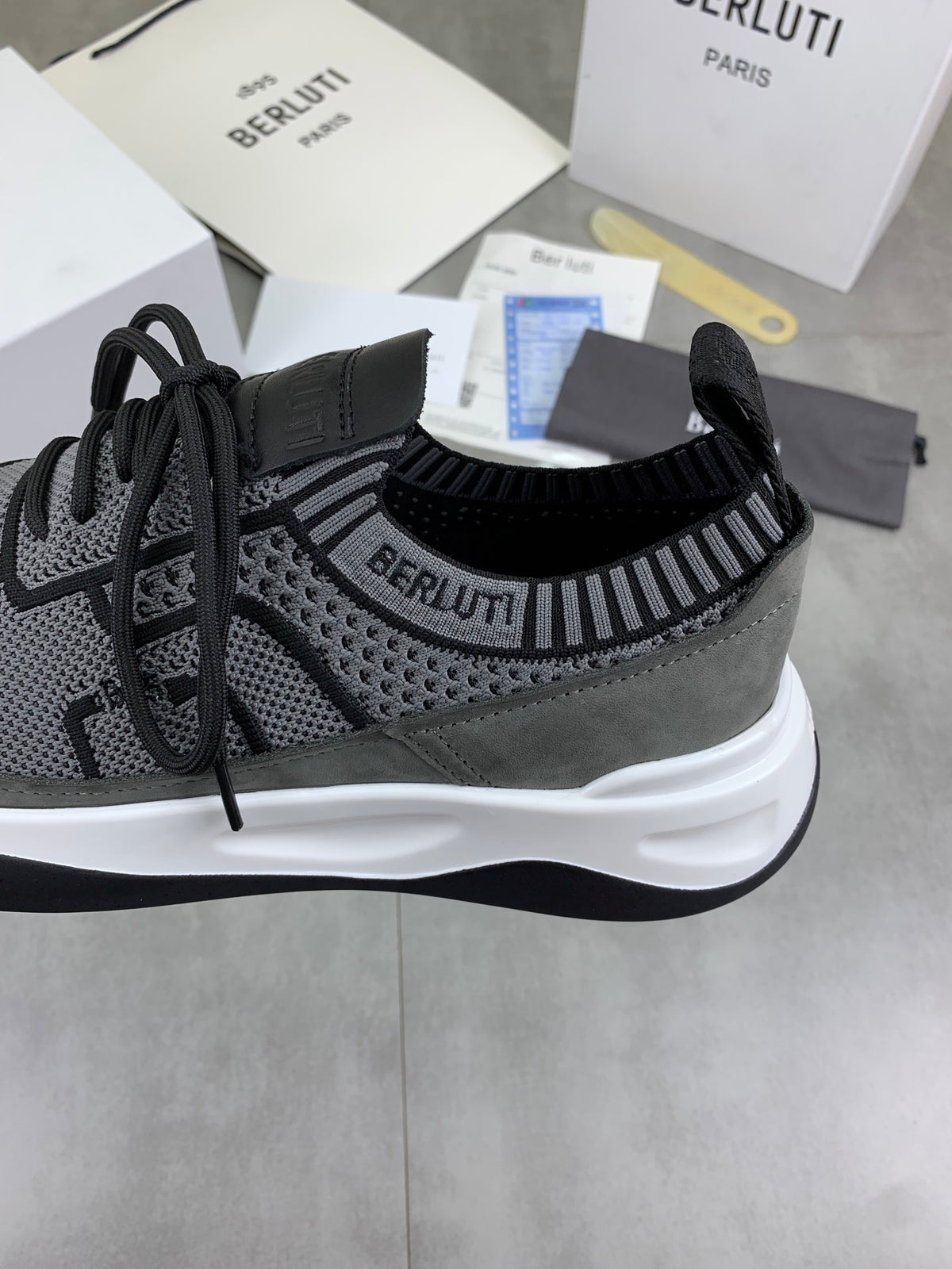 Berluti Men's Edge-Last Leather Casual Shoes