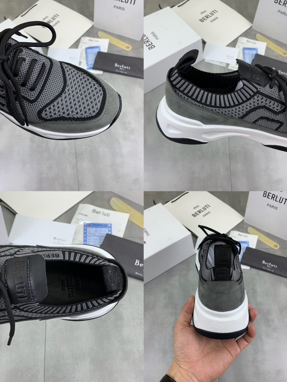 Berluti Men's Edge-Last Leather Casual Shoes