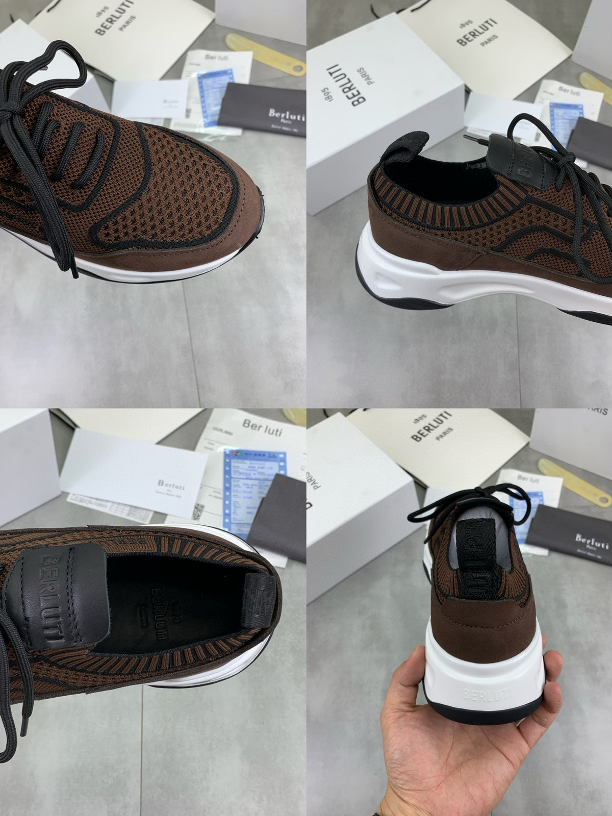 Berluti Men's Edge-Last Leather Casual Shoes