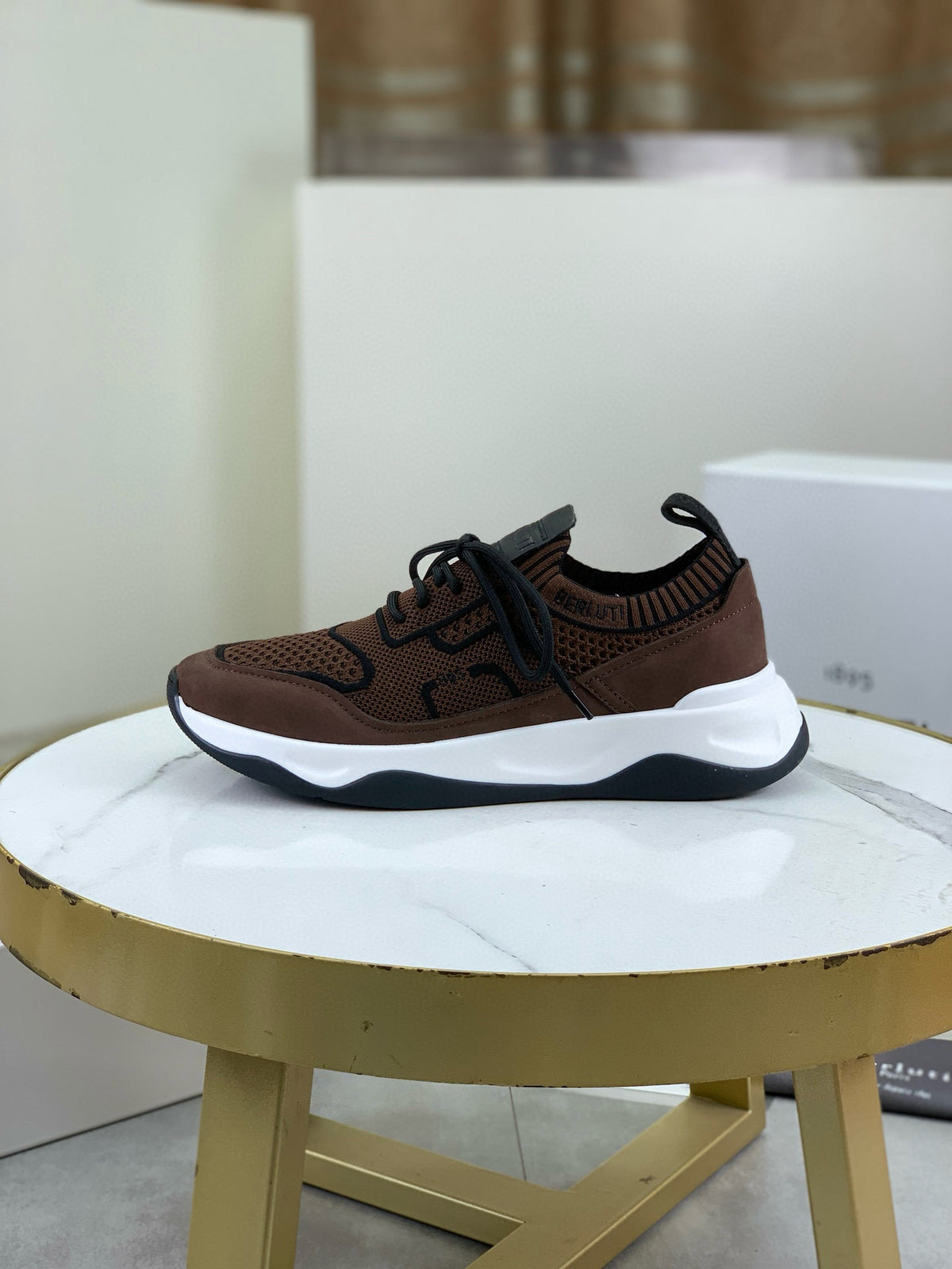 Berluti Men's Edge-Last Leather Casual Shoes