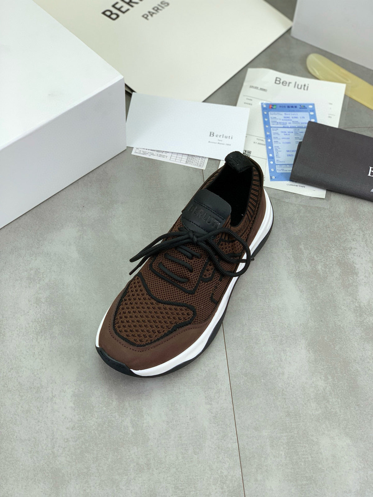 Berluti Men's Edge-Last Leather Casual Shoes