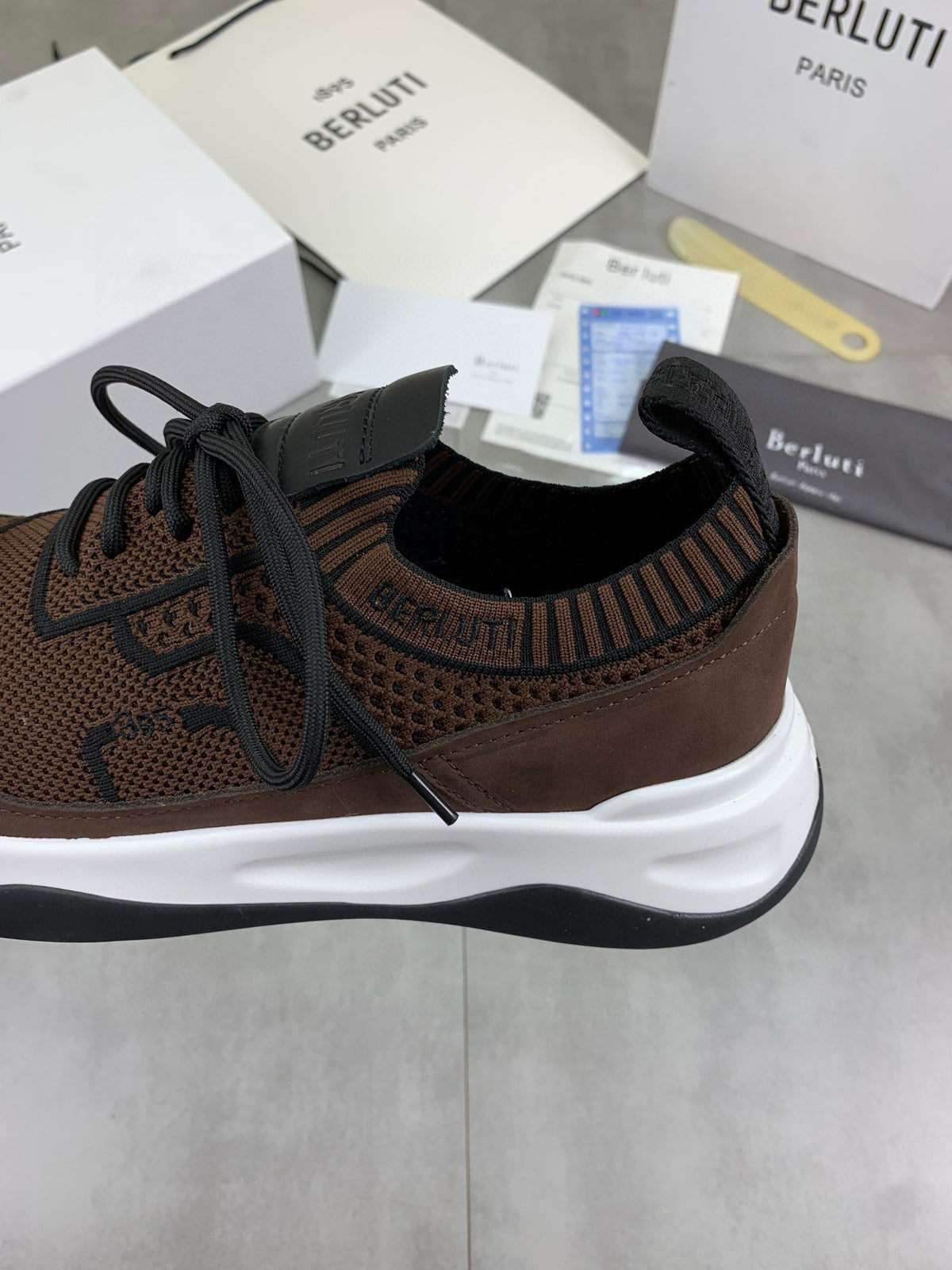 Berluti Men's Edge-Last Leather Casual Shoes