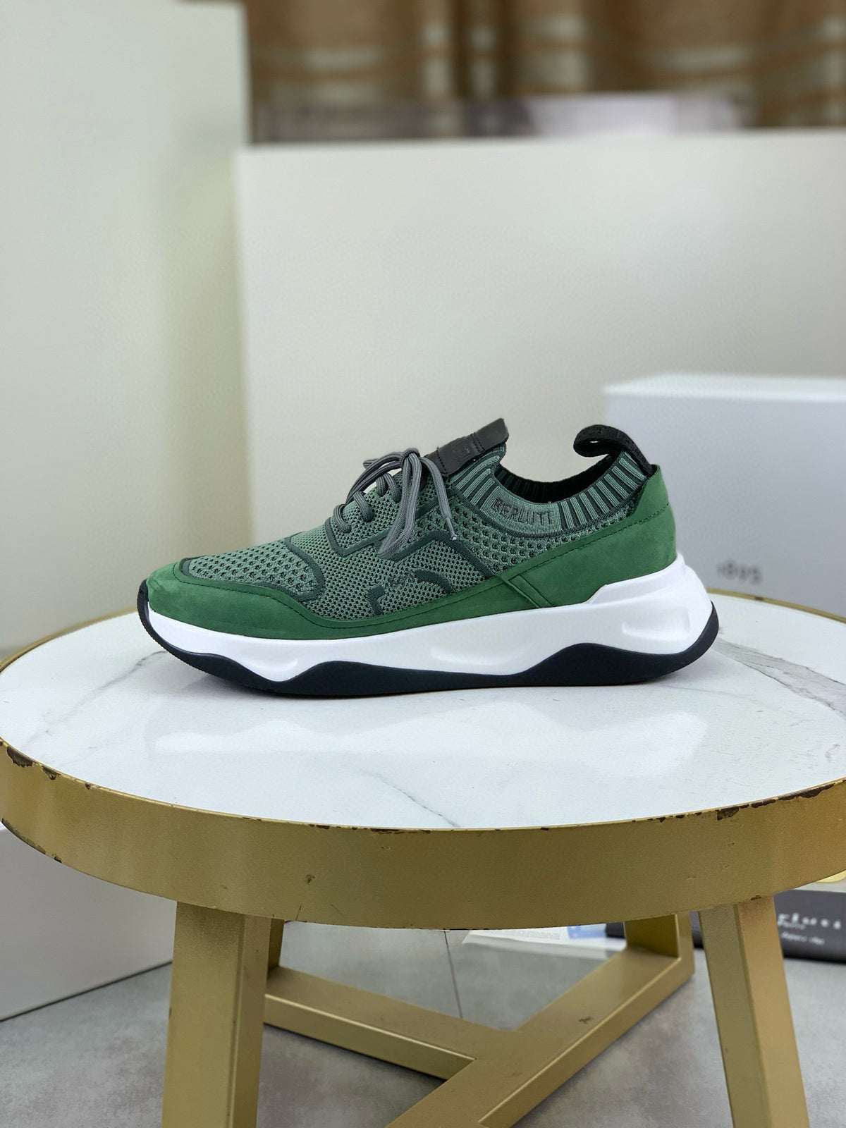 Berluti Men's Edge-Last Leather Casual Shoes