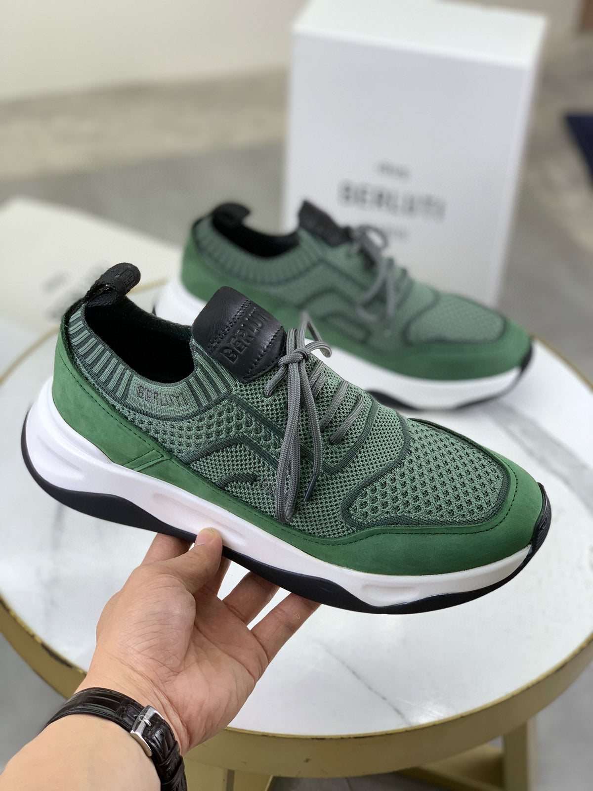 Berluti Men's Edge-Last Leather Casual Shoes