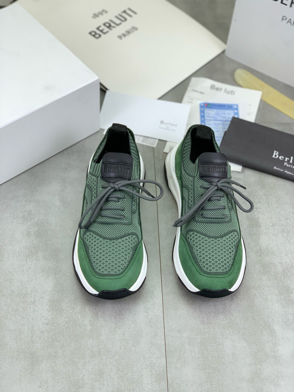 Berluti Men's Edge-Last Leather Casual Shoes