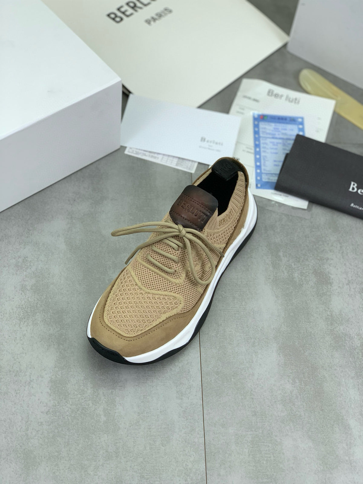 Berluti Men's Edge-Last Leather Casual Shoes