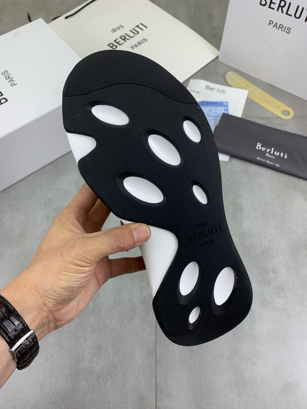 Berluti Men's Edge-Last Leather Casual Shoes