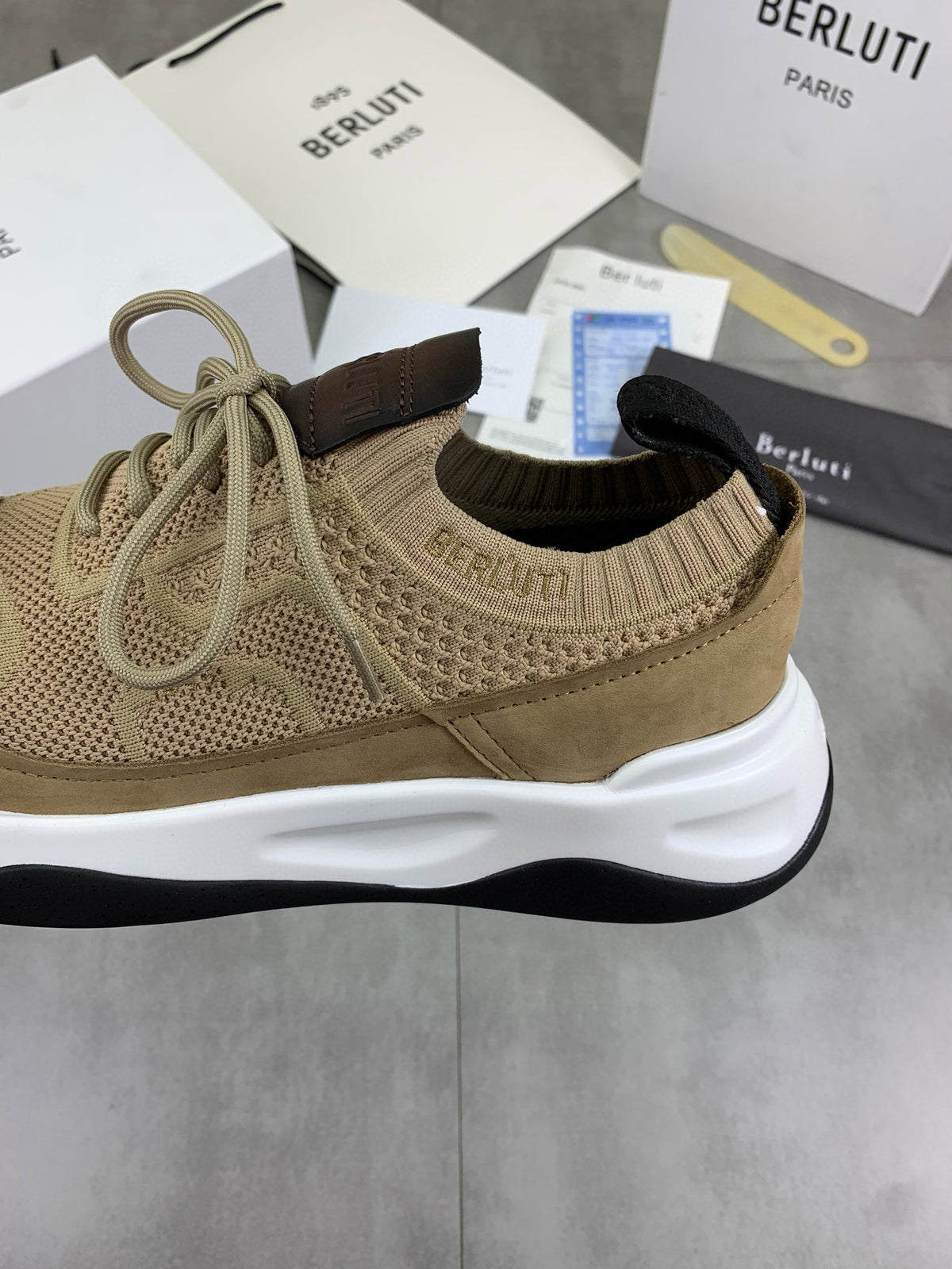 Berluti Men's Edge-Last Leather Casual Shoes