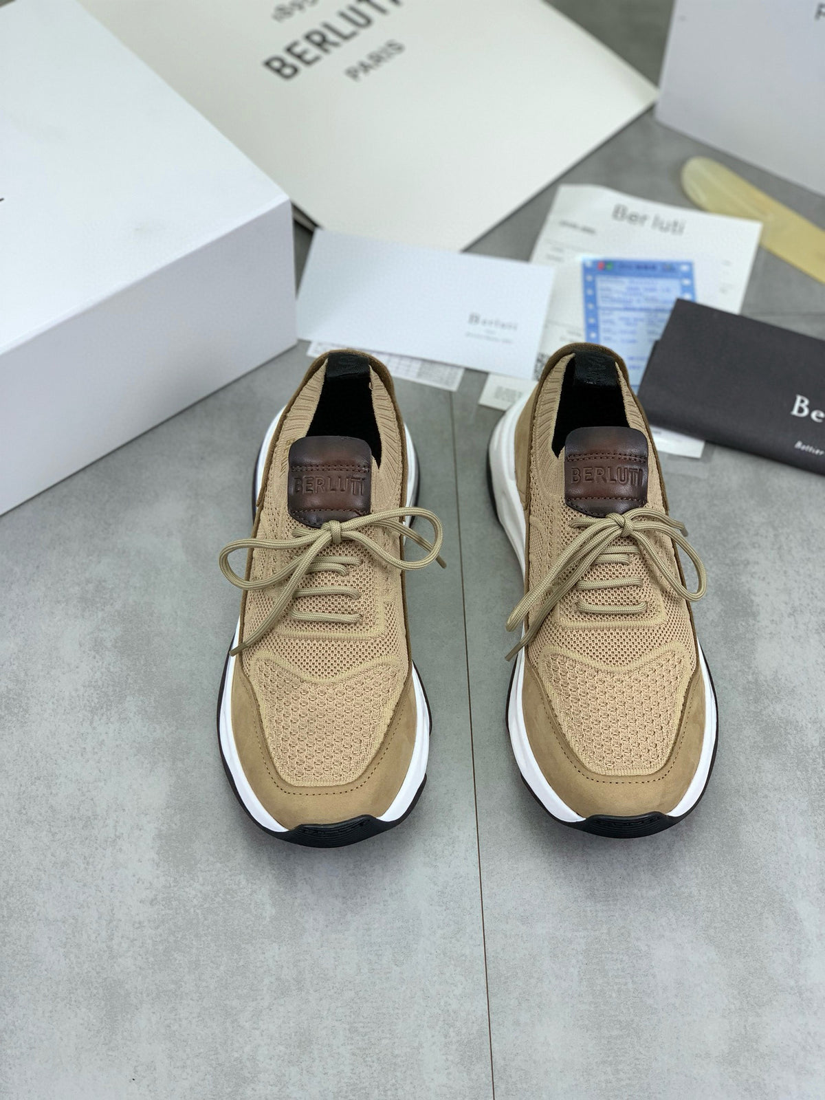 Berluti Men's Edge-Last Leather Casual Shoes