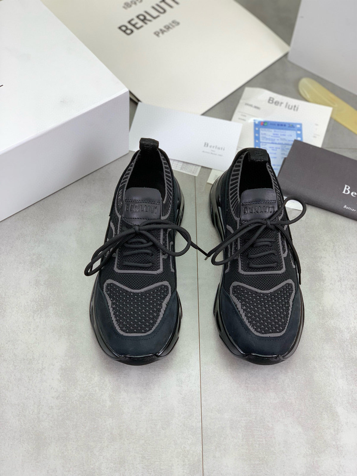 Berluti Men's Edge-Last Leather Casual Shoes