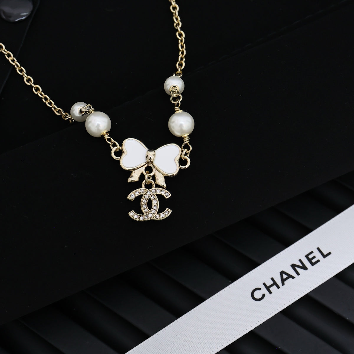 enamel butterfly Necklace for women - alternate angle view 4