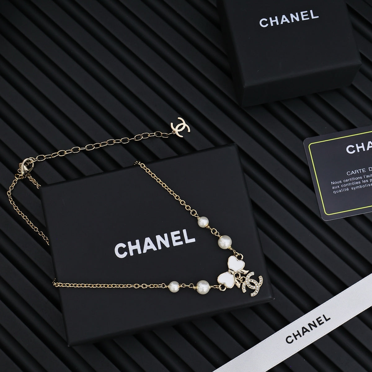 enamel butterfly Necklace for women - product detail view