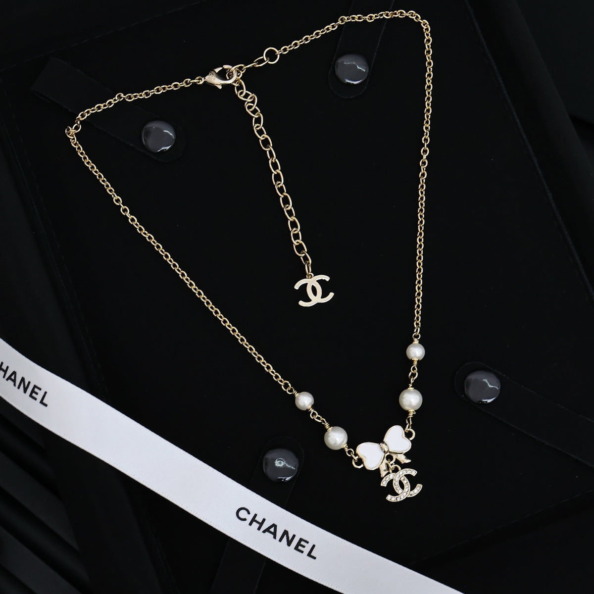 enamel butterfly Necklace for women - alternate angle view 5
