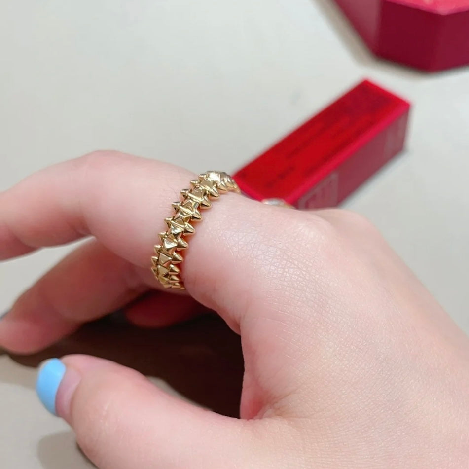 rose gold rose Ring for women - alternate angle view 7