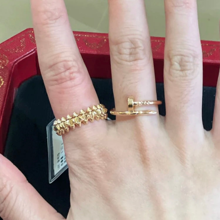 rose gold rose Ring for women - alternate angle view 6