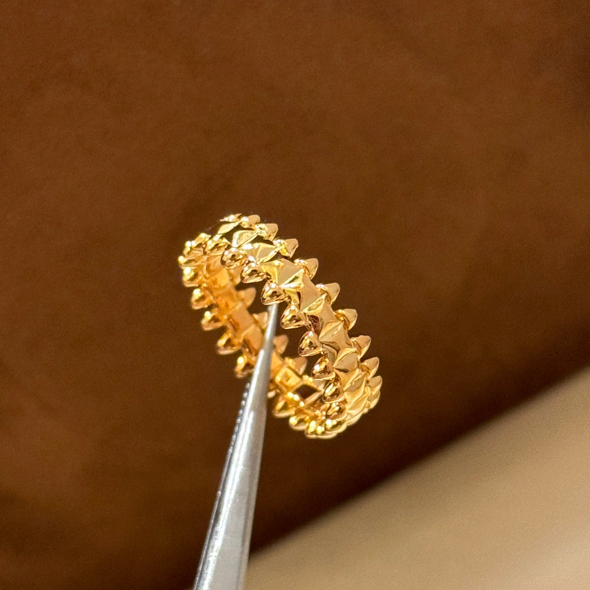 rose gold rose Ring for women - alternate angle view 5