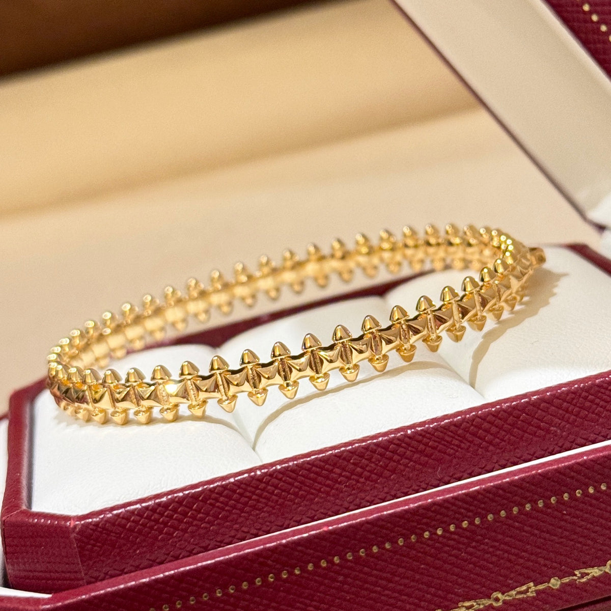 rose gold rose Bangle for women - alternate angle view 7