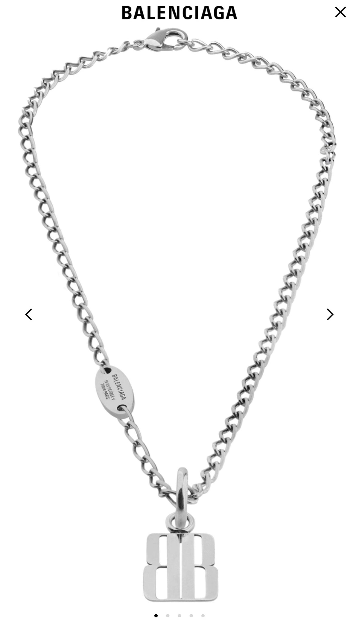 beige luxury Necklace for women - alternate angle view 2