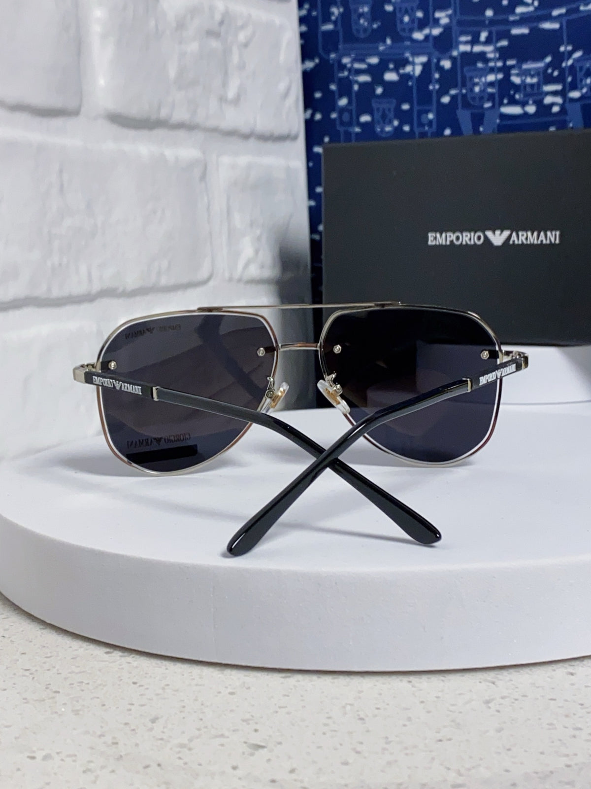 purple metal sun Sunglasses for men - alternate angle view 3