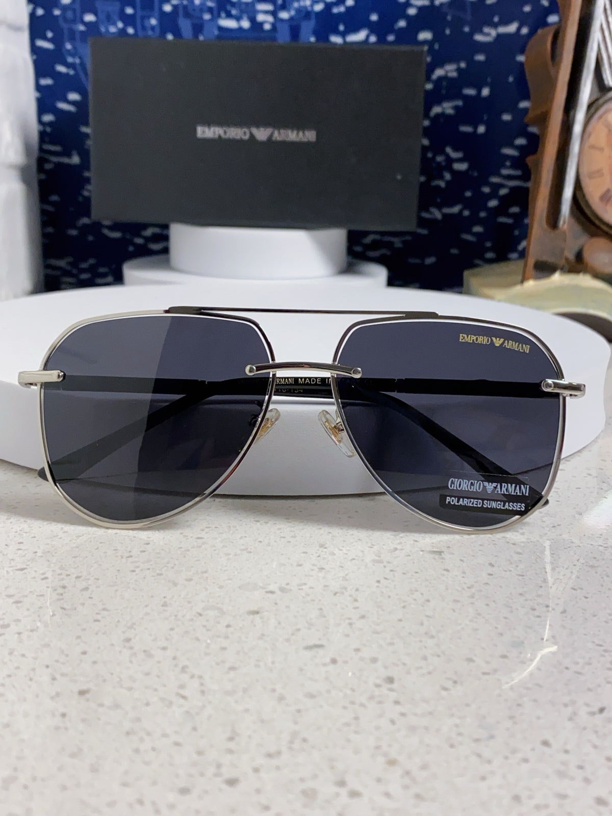 purple metal sun Sunglasses for men - alternate angle view 9