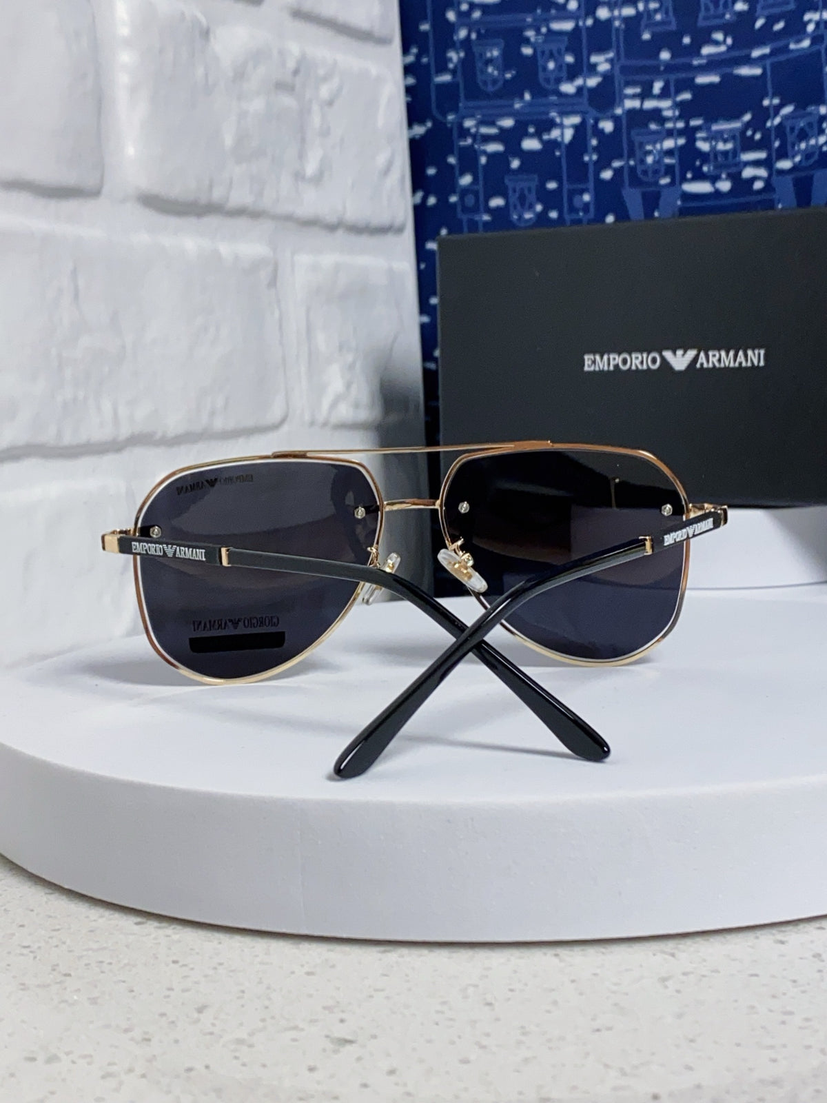 purple metal sun Sunglasses for men - alternate angle view 3