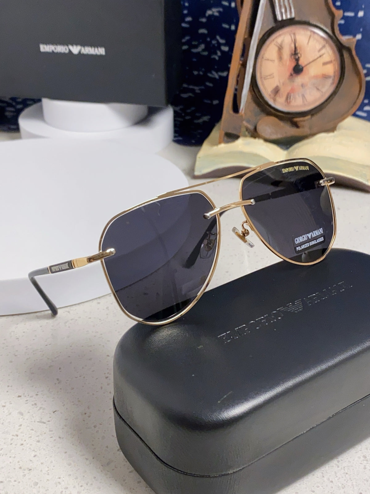 purple metal sun Sunglasses for men - alternate angle view 10