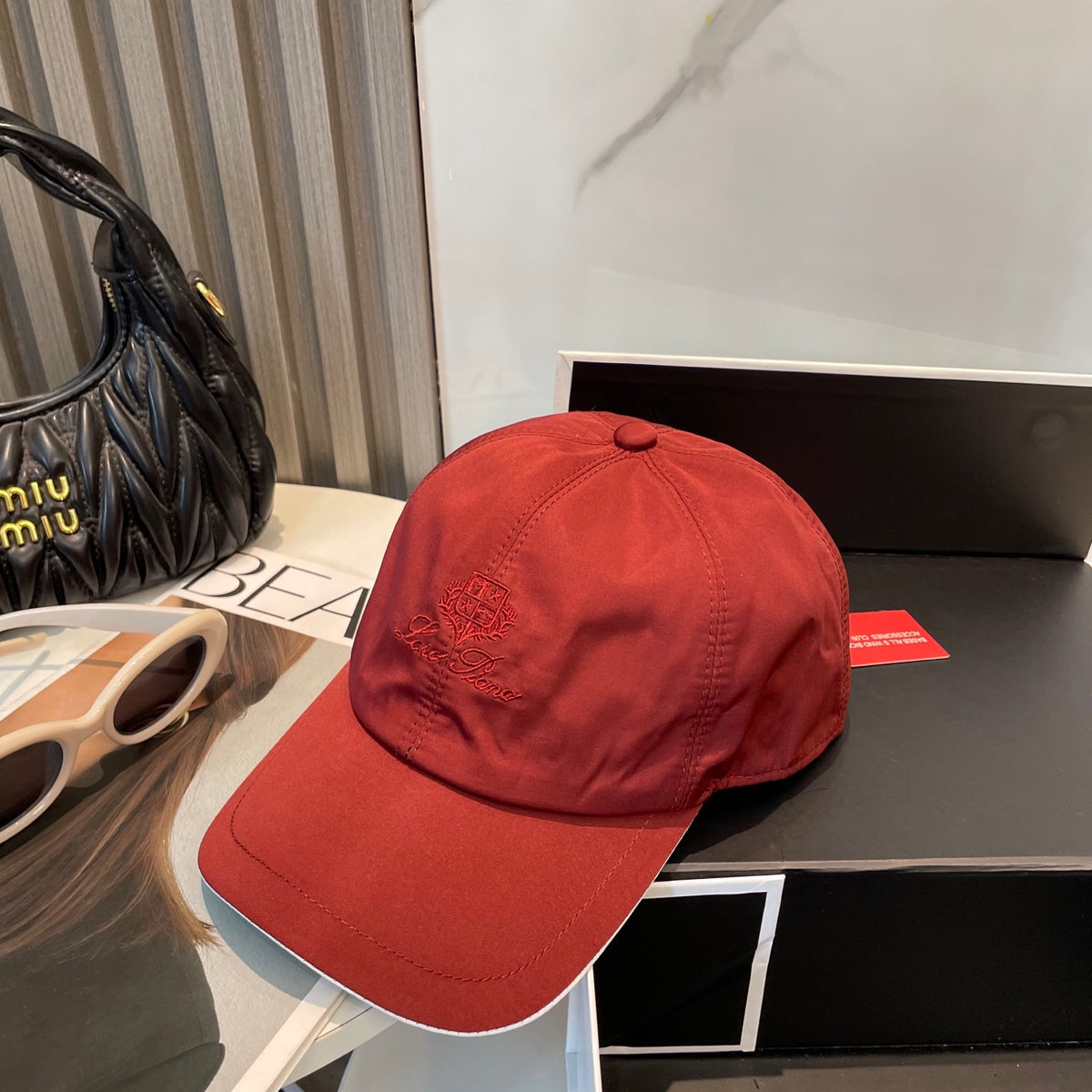 luxury Baseball Cap for women - alternate angle view 6