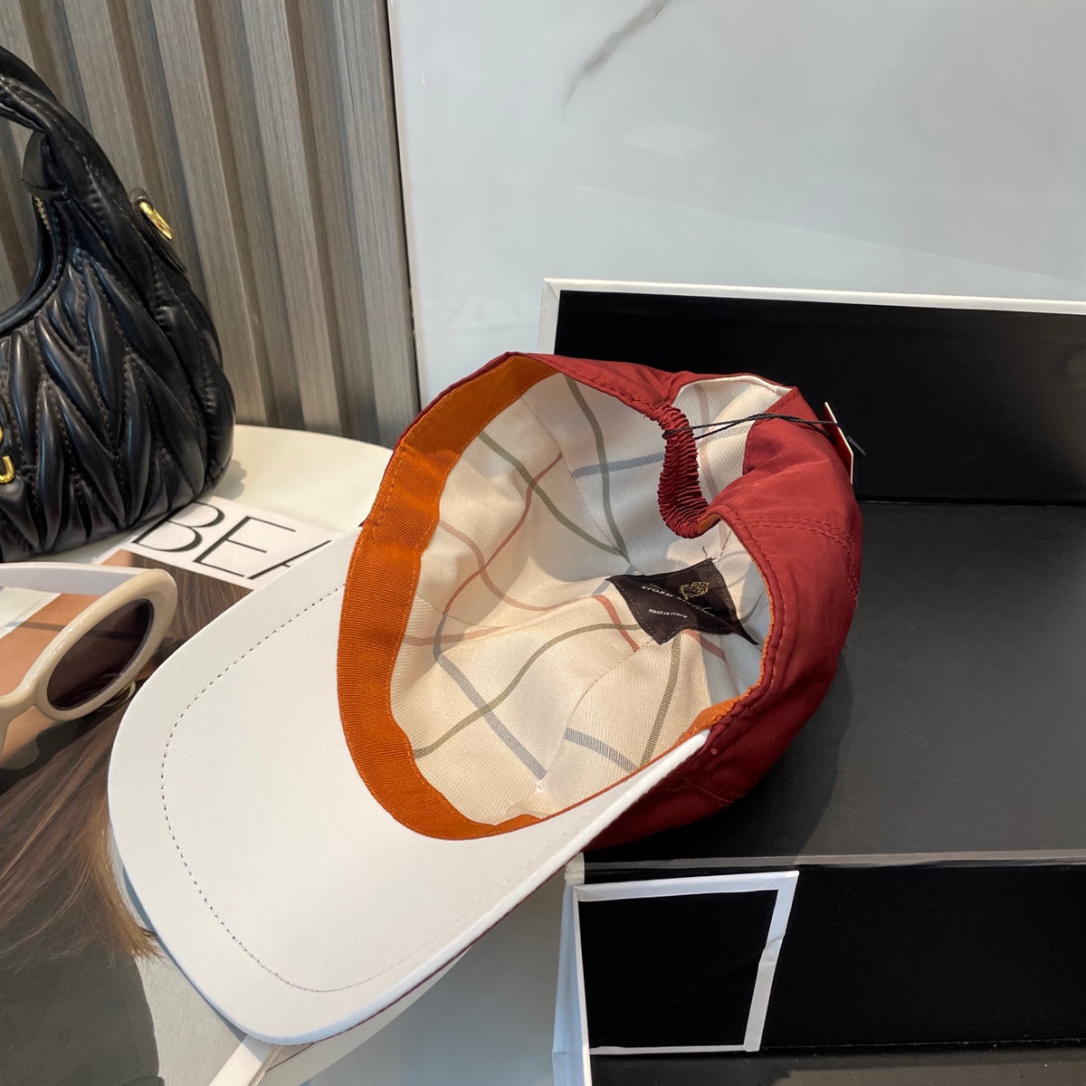 luxury Baseball Cap for women - alternate angle view 4