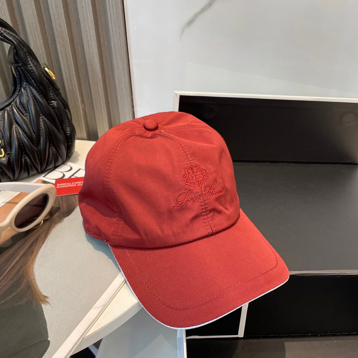 luxury Baseball Cap for women - alternate angle view 5