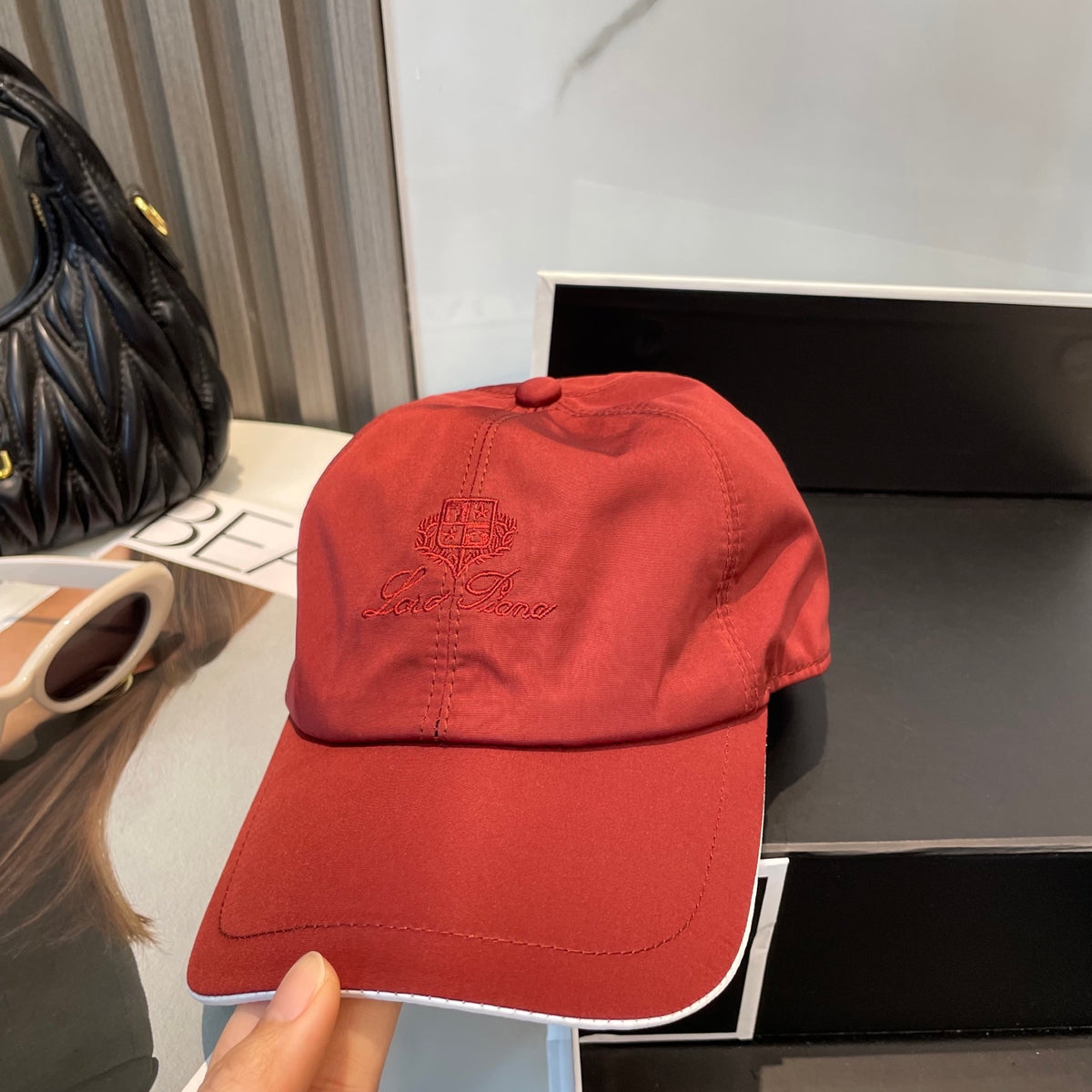 luxury Baseball Cap for women - alternate angle view 2