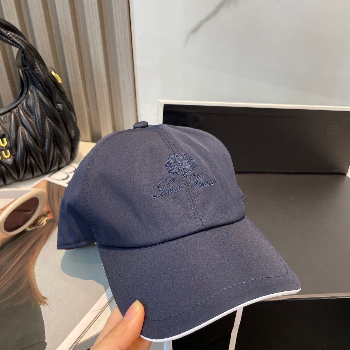 luxury Baseball Cap for women - alternate angle view 5