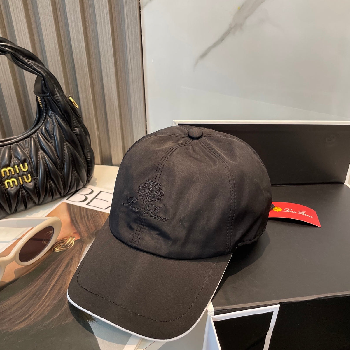 luxury Baseball Cap for women - alternate angle view 6