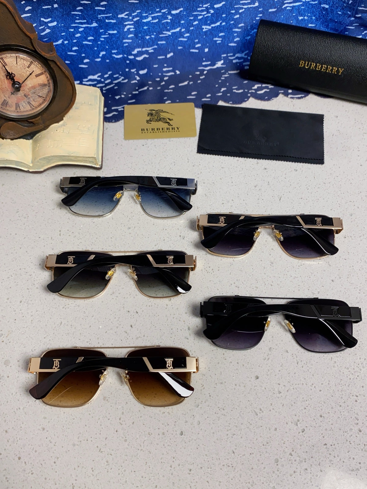 purple metal sun Sunglasses for men - alternate angle view 11