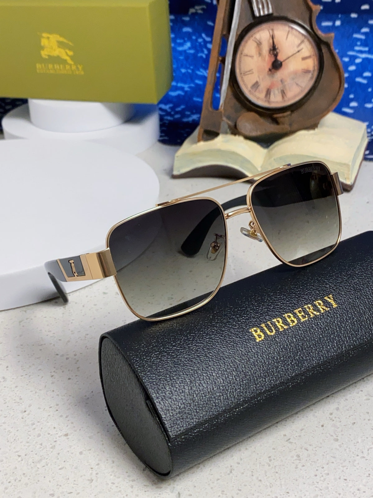purple metal sun Sunglasses for men - alternate angle view 10