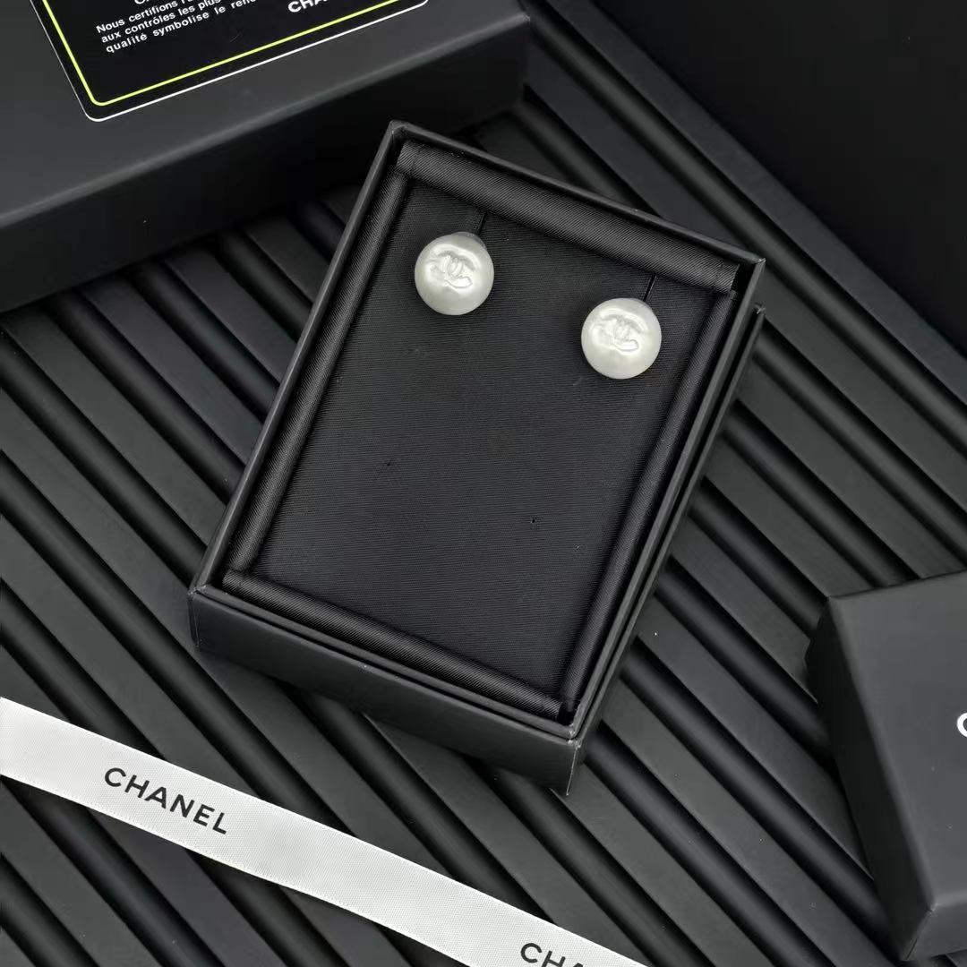 pearl Stud Earrings for women - alternate angle view 4